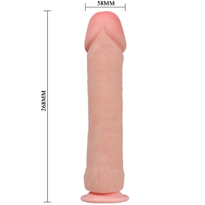 Dildo realistico BAILE grande di 26 cm, forma naturale del pene, dettagli realistici, in silicone, prodotto per il piacere.