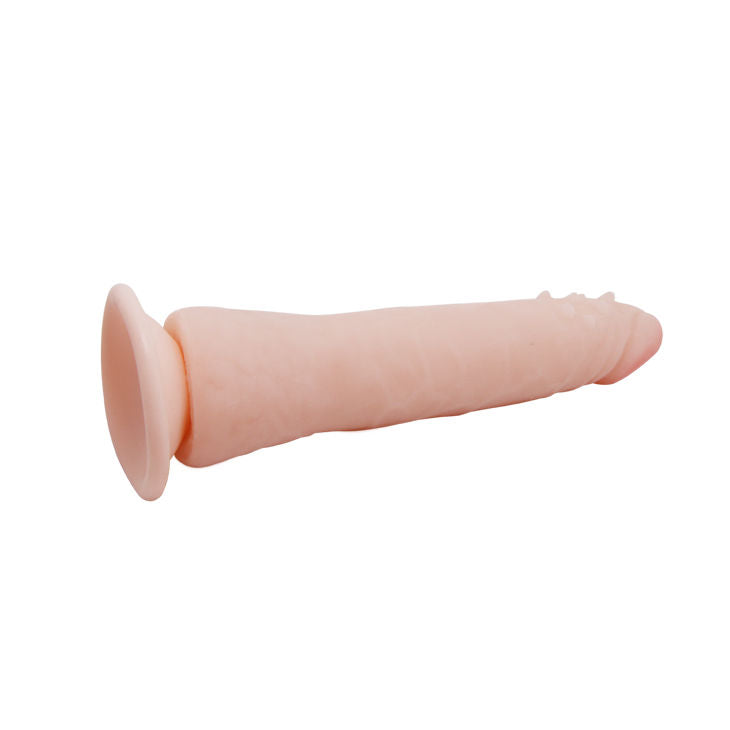 Baile Vestibilità Realistica TPR con vertebrato di 20,1 cm, dildo realistico in silicone morbido.