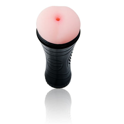 Masturbatore anale e vaginale BAILE FOR HIM, silicone realistico con dettagli anatomici, compatto e morbido.