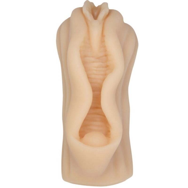 Mini masturbatore maschile BAILE FOR HIM con design a labbra e vagina, realistico e discreto, per piacere personale.