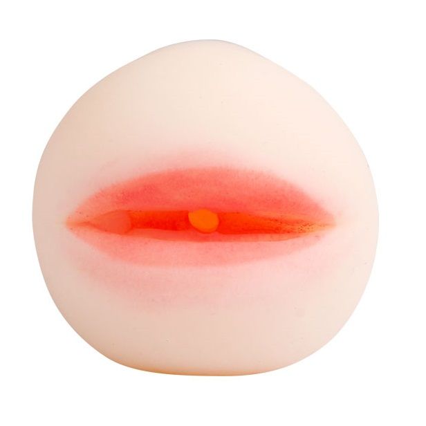 Masturbatore maschile BAILE PASSION LADY MOUTH di BAILE FOR HIM, dettaglio interno realistico e morbido in silicone.