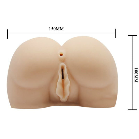 Modello realistico della vagina e dell'ano di BAILE FOR HIM, dettagli realistici e materiali di alta qualità.