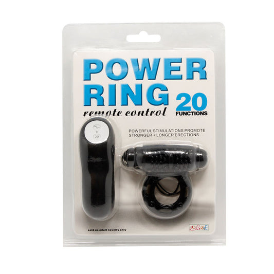 Telecomando ring nero BAILE per dispositivi 20V, design compatto e facile da usare, prodotto da BAILE FOR HIM.