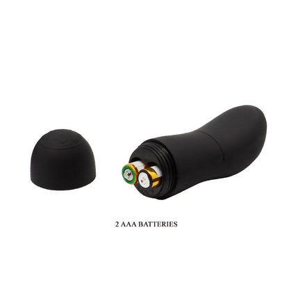 Telecomando ring nero BAILE FOR HIM per dispositivi 20V, compatto e elegante, con pulsanti visibili e design moderno.