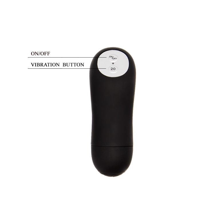 Telecomando Ring nero BAILE per dispositivi 20V, design compatto e moderno, immagine del prodotto con pulsanti visibili.