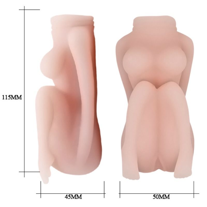 Mini masturbador maschio BAILE FOR HIM Temptation Passion Lady con finitura aderente e dettagli realistici.