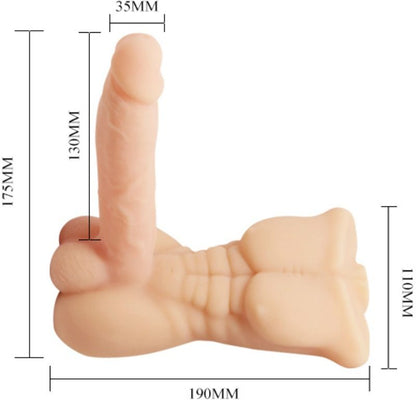 Dispositivo vibrante BAILE Tentazione Uomo Più Grande, con design ergonomico e controllo delle vibrazioni, per piacere maschile.