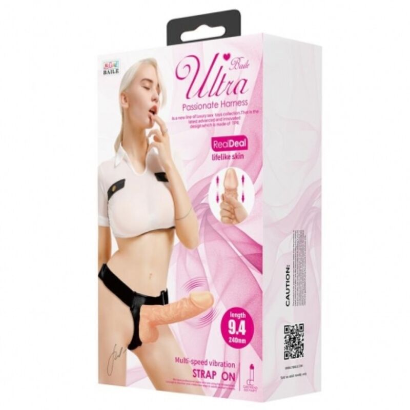 Imbragatura BAILE della collezione HARNESS, 24 cm, colore naturale, con dettagli eleganti e design avvolgente.