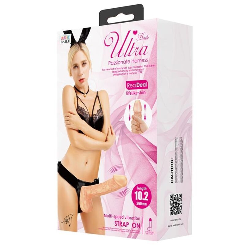 Imbragatura da Ultra Passionata BAILE, 26 cm, colore naturale, in pelle, con dettagli eleganti e cinturino regolabile.
