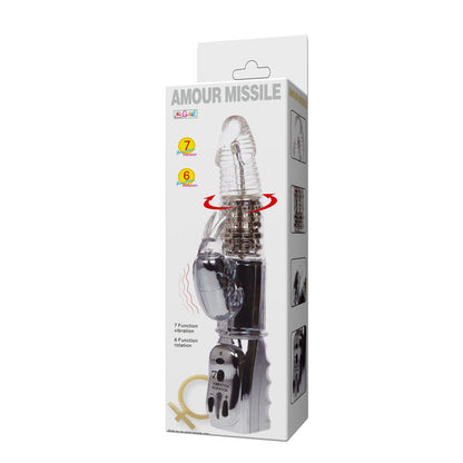 Missile trasparente rotante BAILE AMOUR MISSILE da 26,5 cm, design elegante e dettagli visibili, prodotto di marca BAILE ROTATIONS.