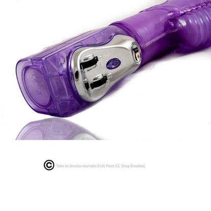 Rotatore Up & Down coniglio lilla BAILE ROTATIONS con stimolatore, dispositivo di piacere in silicone per adulti.