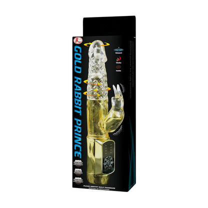 Coniglio dorato BAILE US RABBIT GOLD PRINCIPE di BAILE ROTATIONS, figura decorativa in dettaglio su sfondo neutro.