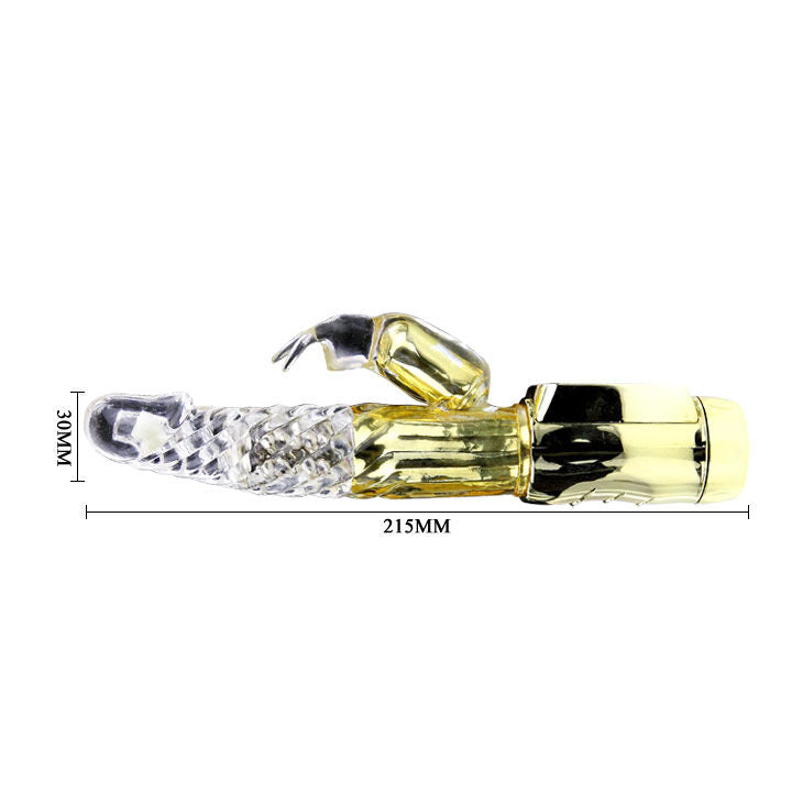 Coppia di orecchini BAILE US RABBIT GOLD PRINCIPE di BAILE ROTATIONS, con design a coniglio dorato, in primo piano.