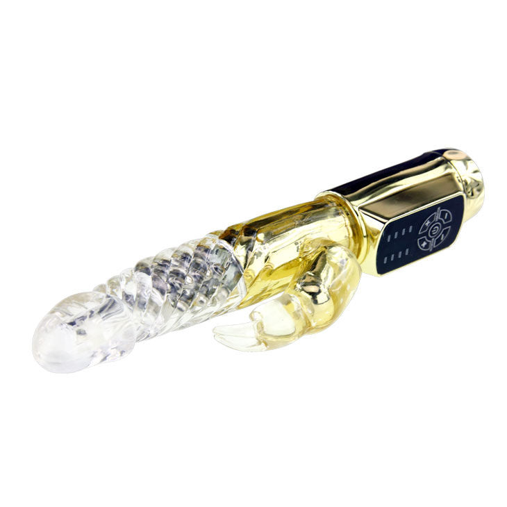 Coppia di orecchini BAILE US RABBIT GOLD PRINCIPE di BAILE ROTATIONS, con design a coniglio dorato.