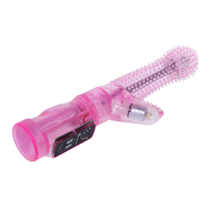 Vibratore lilla BAILE ROTATIONS, amante intimo con design ergonomico e texture morbida per stimolazione piacevole.