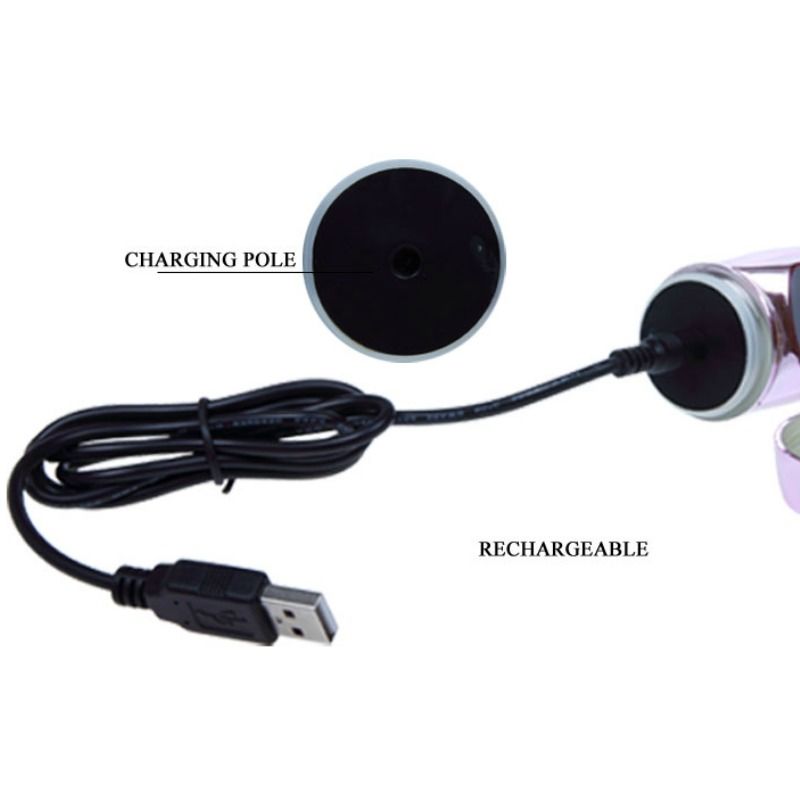 Vibratore ricaricabile BAILE ROTATIONS con rotazione e stimolatore a farfalla, pulsante, design ergonomico e funzionale