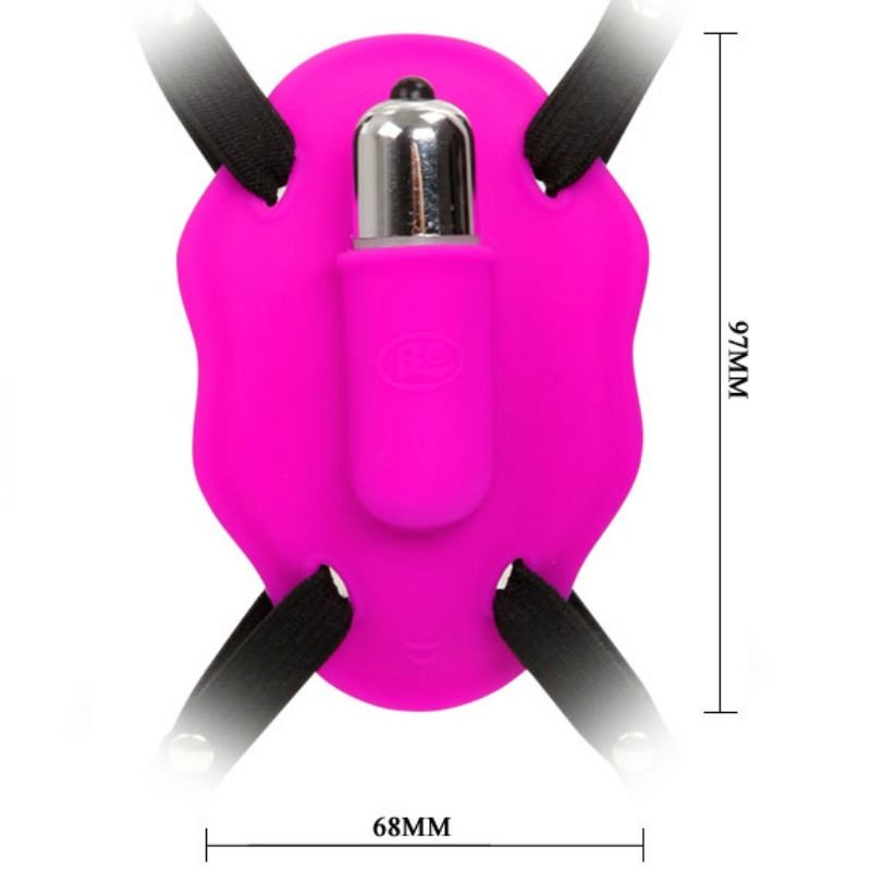 Dispositivo BAILE Amore Cablaggio Rider con vibrazione, stimolatore erotico con controllo vibratorio, nero e compatto.