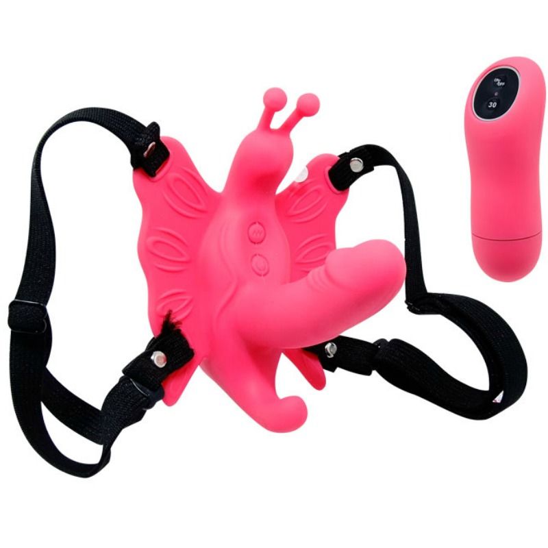 Cavo a farfalla per telecomando BAILE STIMULATING, accessorio per stimolazione e gioco erotico, in dettaglio.