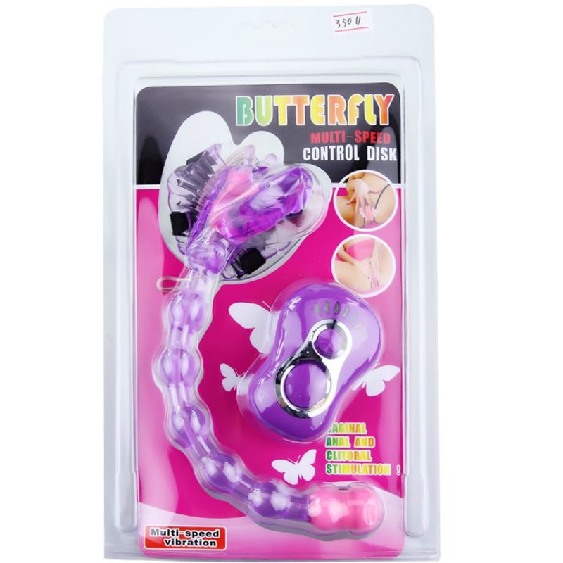 Cinturino a farfalla BAILE stimolante su sfondo lilla, cinturino di moda con dettagli eleganti e design femminile.