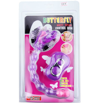 Cinturino a farfalla BAILE stimolante su sfondo lilla, cinturino di moda con dettagli eleganti e design femminile.