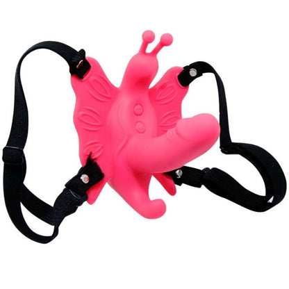 Imbragatura a farfalla vibrante BAILE STIMULATING, design elegante e colorato, perfetta per giochi di intimità e passione.