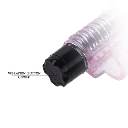 Vibratore a dita in silicone BAILE MINI, prodotto stimolante di dimensioni compatte e design ergonomico per piacere personale