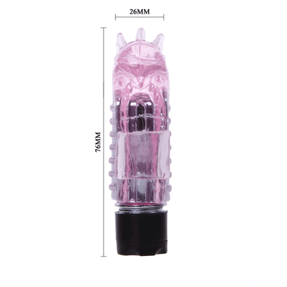 Mini vibratore a dita in silicone BAILE STIMULATING, compatto e morbido, ideale per stimolazione precisa e delicata.