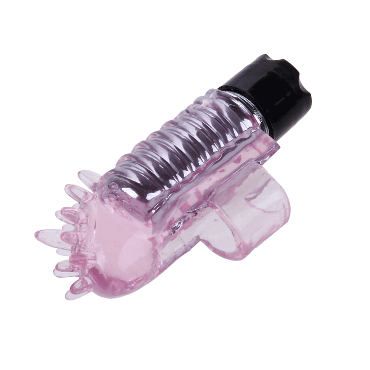 Mini vibratore a dita in silicone BAILE STIMULATING, design compatto e morbido per stimolazione precisa.