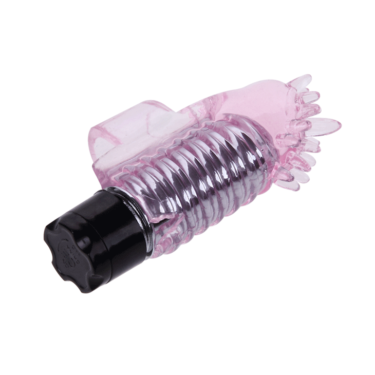 Mini vibratore a dita in silicone BAILE STIMULATING, elegante design compatto e morbido per stimolazione precisa.