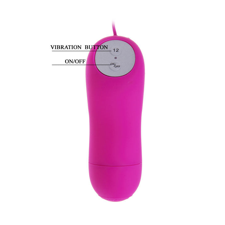 Vibratore coniglietto BAILE Simpatico con 12 velocità, stimolazione intima, design elegante e funzionamento silenzioso.