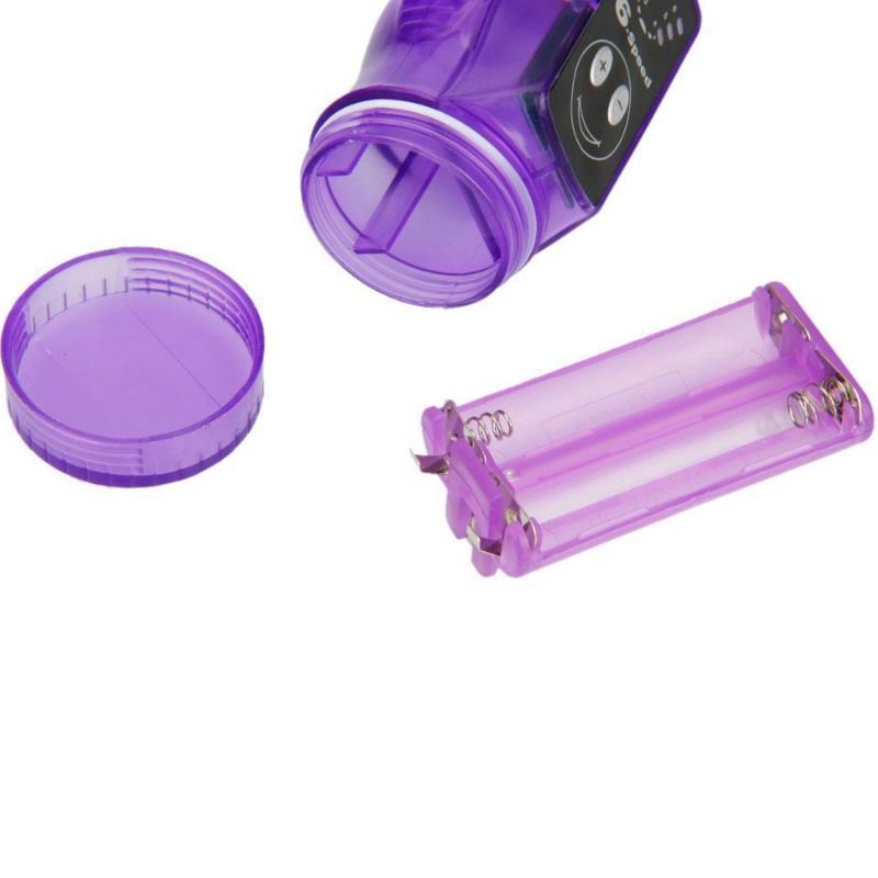 Stimolatore triplo Distortion Lilla di BAILE STIMULATING, dispositivo vibrante con design color lilla e funzioni multiple.