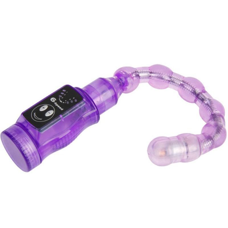 Stimolatore triplo Distortion Lilla di BAILE STIMULATING, design color lilla, con tre punte per stimolazione intensa e versatile.