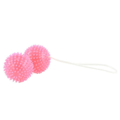 Sfere rosa strutturata BAILE - Un piacere profondo, dimensione 3,6 cm, stimolante e colorata, ideale per il piacere e il benessere