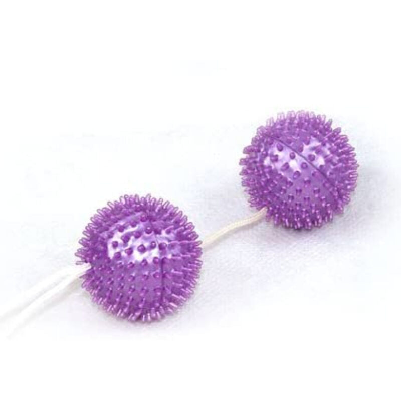 Sfere strutturate viola BAILE Un Piacere Profondo, diametro 3,60 cm, prodotto stimolante e sensoriale.