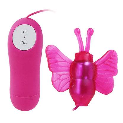 Vibratore stimolatore a farfalla BAILE Stimulating, design elegante e funzionale, alimentazione a 12V, per piacere e benessere.