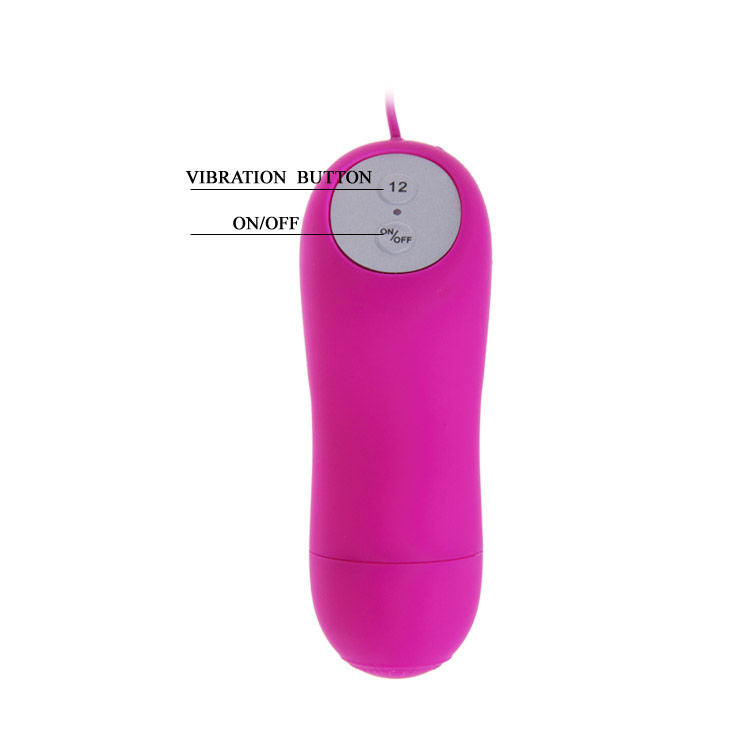 Vibratore stimolatore a farfalla Baile Stimulating con motore da 12V, design elegante e dettagli realistici.