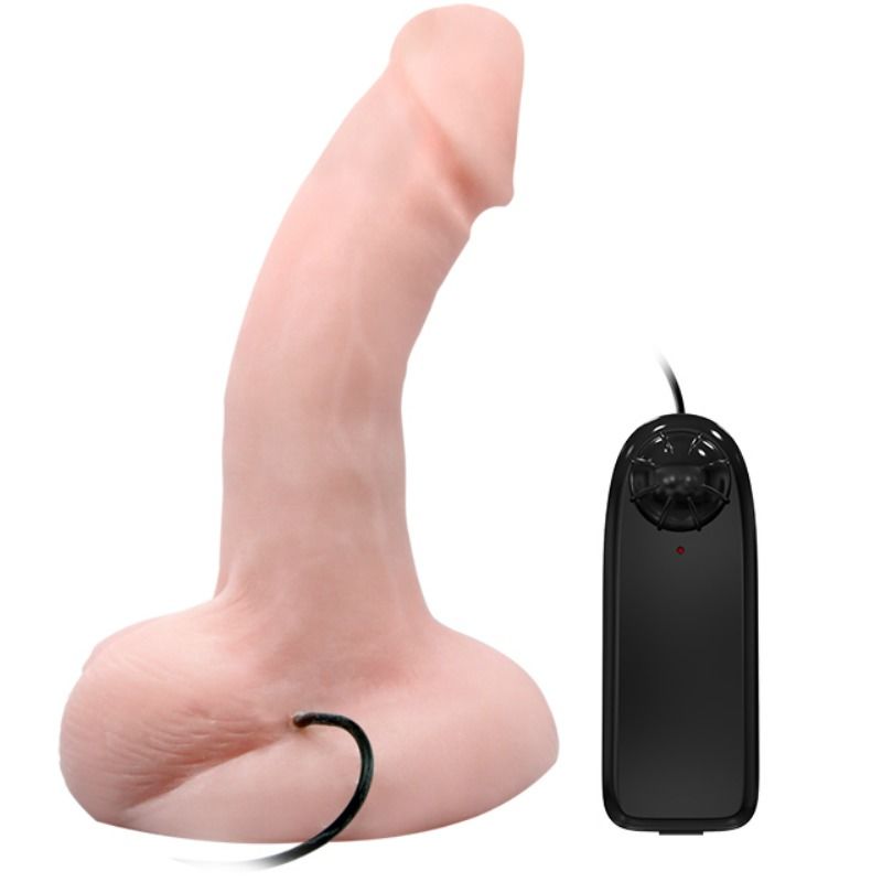 Dildo BAILE ARBITRANZA di BAILE VIBRATORS, con vibrazione e rotazione, mostrato in un'immagine chiara e dettagliata.