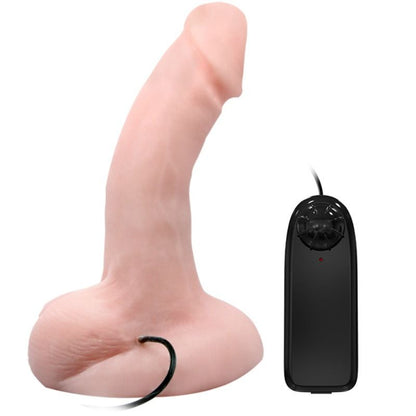 Dildo BAILE ARBITRANZA di BAILE VIBRATORS, con vibrazione e rotazione, mostrato in un'immagine chiara e dettagliata.
