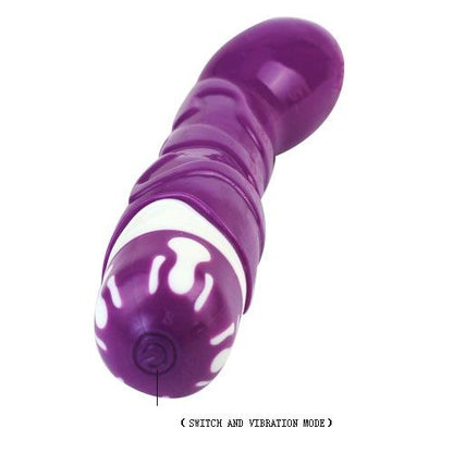 Cazzo realistico BAILE Vibrators con 10 ritmi, sensazione violetto, dettagli realistici e texture morbida per stimolazione.