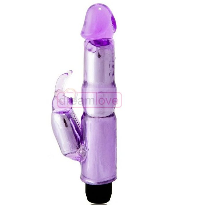 Coniglio vibratore fantasy viola di BAILE VIBRATORS, dettagli colorati e forma ergonomica per il piacere.