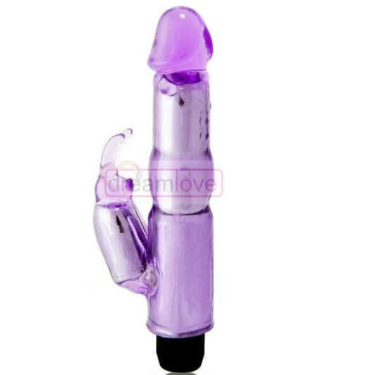 Coniglio vibratore fantasy viola di BAILE VIBRATORS, dettagli colorati e forma ergonomica per il piacere.