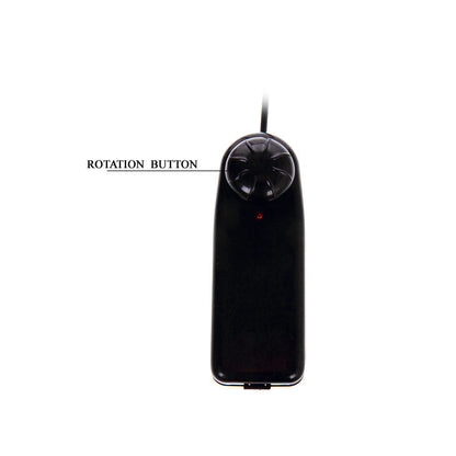 Dildo realistico super rotante Baile Vibrators, 20,5 cm, con dettagli realistici e superficie liscia, in posa su sfondo neutro.