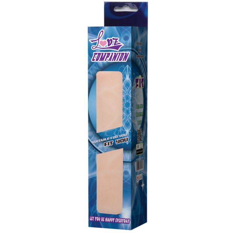 Dildo vibratore Love Companion BAILE VIBRATORS lungo 25 cm, silicone rosa con dettagli realistici e stimolanti.