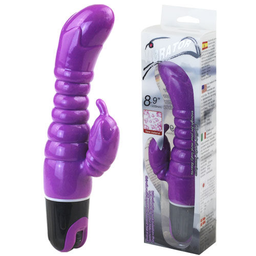 Vibratore sensazionale BAILE LOVET in colore violetto, con design ergonomico e superficie liscia, marca BAILE VIBRATORS.