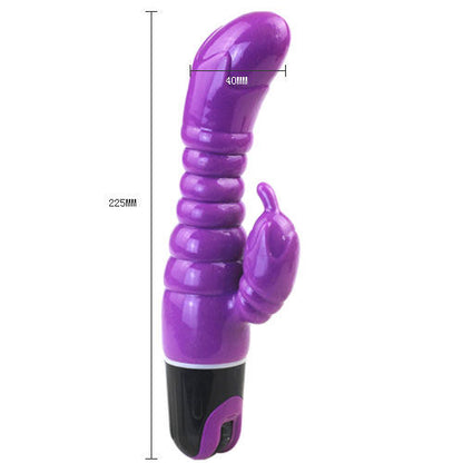 Vibratore sensoriale BAILE LOVET in colore violetto, design elegante e liscia superficie, prodotto per il piacere personale.