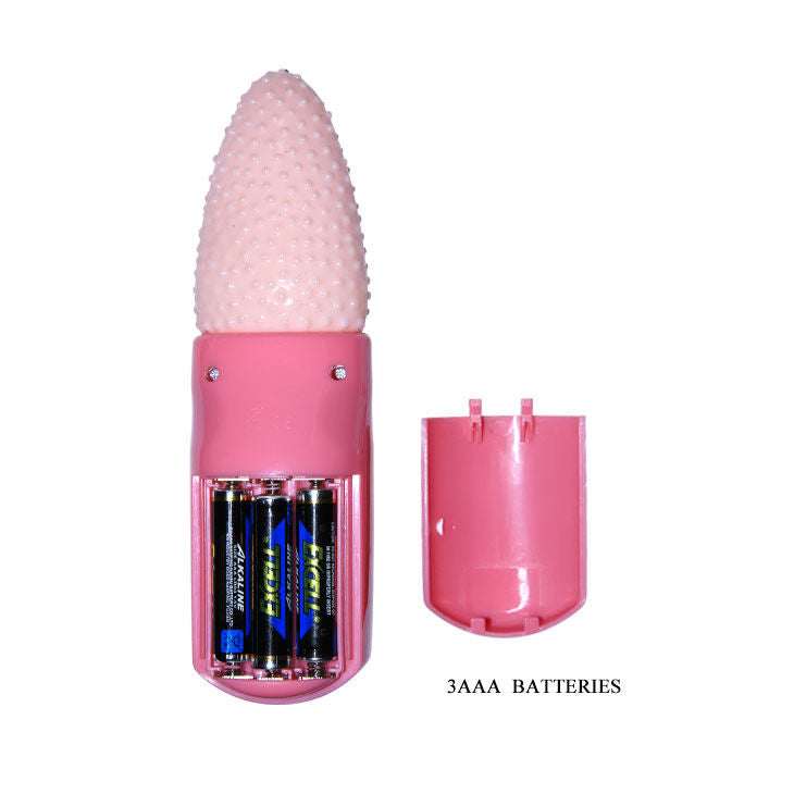 Massaggiatore per la lingua BAILE VIBRATORS, dispositivo portatile con design compatto e superficie liscia per il massaggio orale.