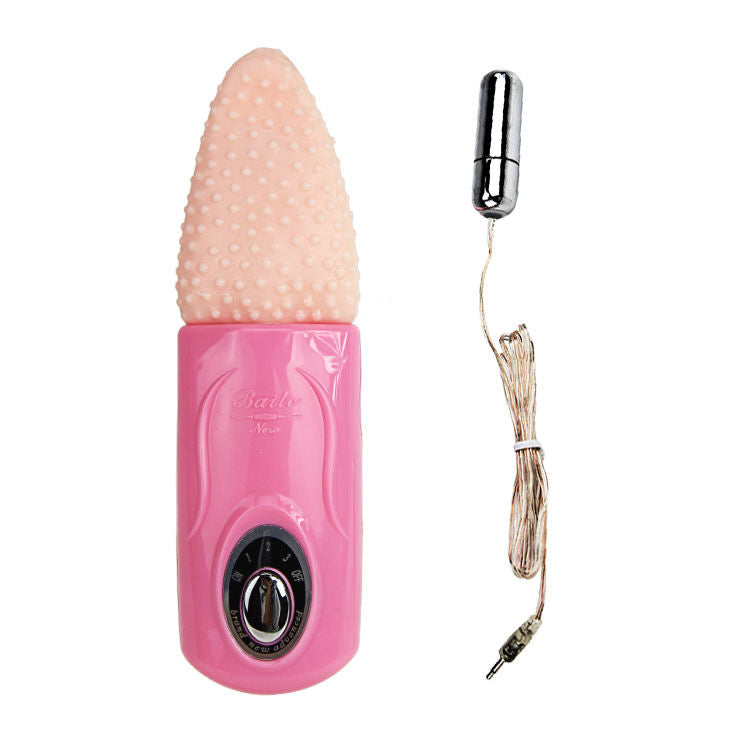 Massaggiatore per la lingua BAILE 3V di BAILE VIBRATORS, dispositivo con superficie morbida e design ergonomico.