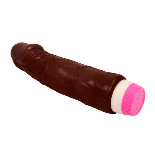 Vibratore BAILE ONDE DI PIACERE Mulato, 19.5 cm, con design ergonomico e dettagli realistici, per piacere e stimolazione.