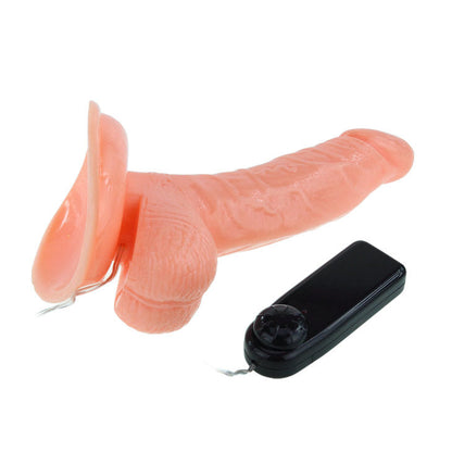 Pene realistico super rota della linea BAILE VIBRATORS, dettagli realistici e movimento rotatorio, in materiale morbido e resistente.