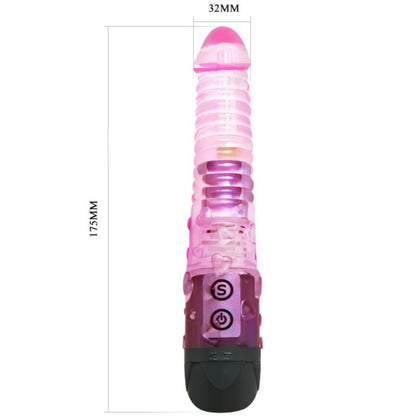 Vibratore rosa BAILE REGALATI IL VIBRATORE AMANTE, design elegante e dettagli realistici, marca BAILE VIBRATORS.